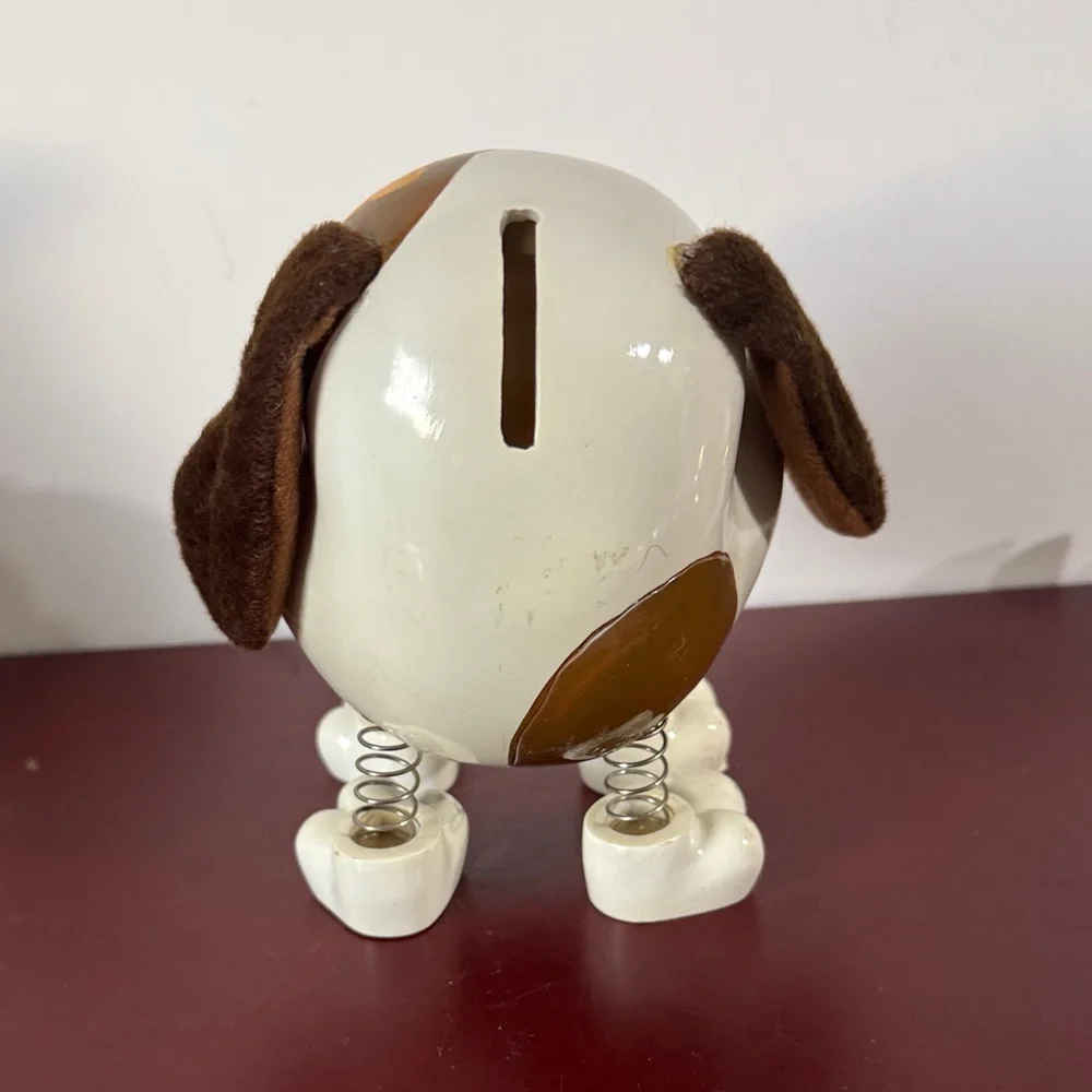 Vintage Blowfish Co. puppy dog money box from the 1970s